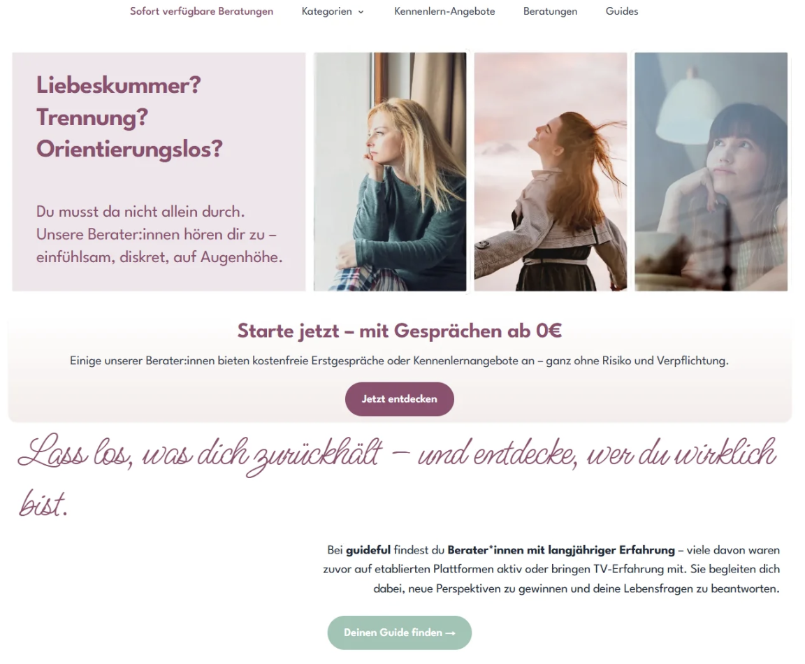 Guideful - Spiritual Consulting Marketplace